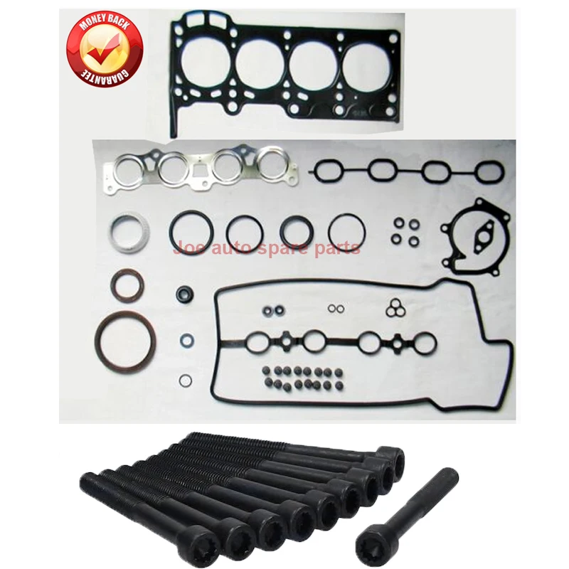 

1SZ 1SZFE Engine Full gasket set kit cylinder head bolt nuts screw for Toyota YARIS / VITZ ECHO Hatchback 1.0L 16V 99-05