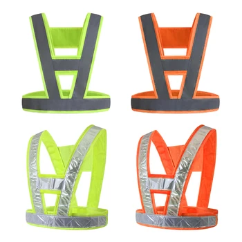 

Reflective Safety Vest, Bright Construction Vest Belt with Reflective Strips, High Visibility Vest for Working Outdoor