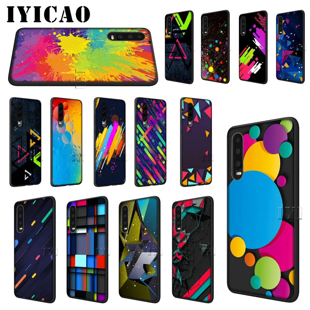 IYICAO цветной мягкий чехол для телефона Huawei P30 P20 P10 P9 P8 Lite Pro P Smart Z Plus 2019 | Мобильные