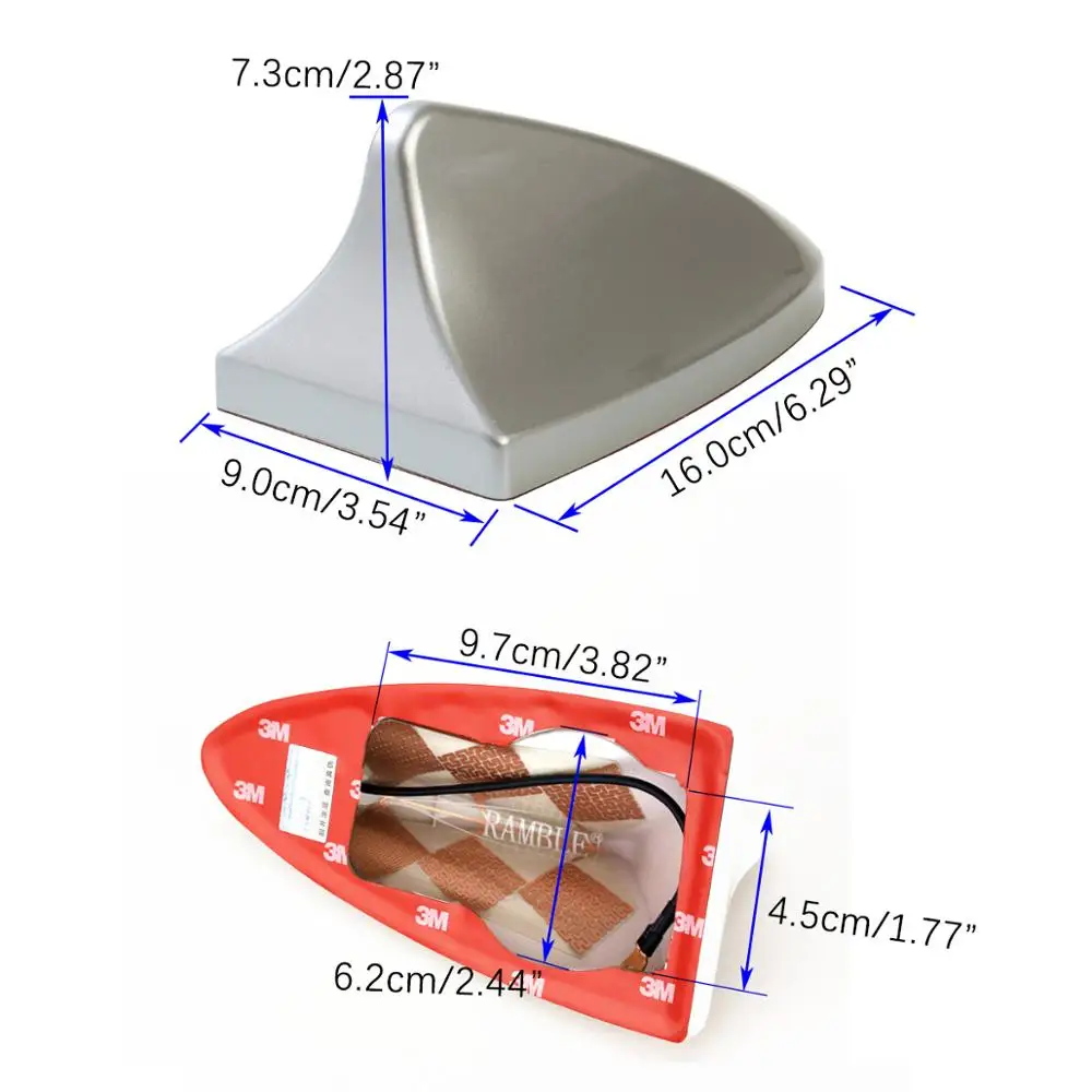 Автомобильные радио сигнальные антенны FM/AM авто аксессуары Акулья Антенна плавник автомобиля-Стайлинг украшения для Honda Jazz Fit запчасти