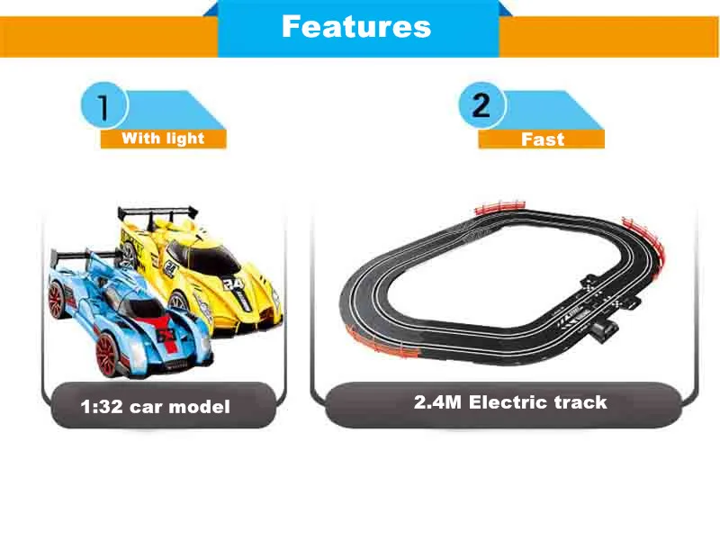 1:43 RC автомобиль с гоночной трассой электрический пульт дистанционного управления гоночный автомобиль двойная соревнование Спорт rc управление автомобиль игрушки для детей