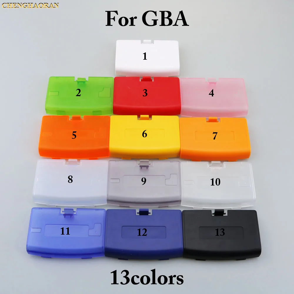 Mix colors by Buyer 500 шт для GBA чехол крышка батареи чехол задняя крышка двери для nintendo Gameboy Advance консоль запчасти - Цвет: Mix colors by Buyer