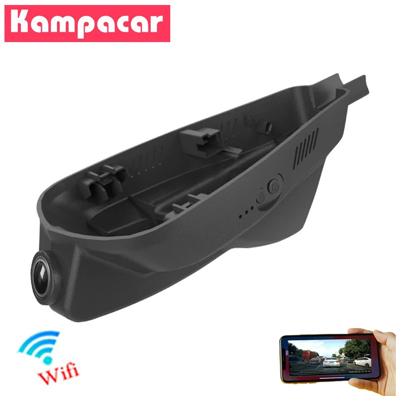 Автомобильный видеорегистратор Kampacar с Wi Fi для Peugeot 2008 208 GT GTi HDi THP VTi
