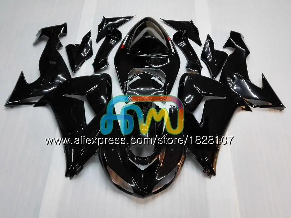 Корпус для KAWASAKI ZX 10 сотрудников отдела исследований ZX-1000 ZX-10R ZX1000 CC 06 07 16BS. 0 ZX 1000CC ZX 10R ZX10R 06 07 2006 2007 обтекатель комплект зеленого и черного цвета - Цвет: No. 2