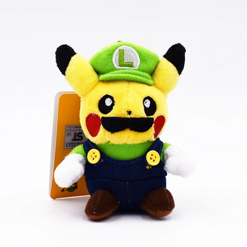 7 стилей 6-13 см Bulbasaur пангоро электрод Пикачу плюшевая игрушка мягкие кулоны-куклы с брелоком отличный подарок - Цвет: B-12cm