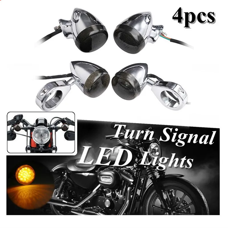 Universal Motorcycle custom LED turn signal light Cornering lamp steering direction indicator for Harley | Автомобили и мотоциклы