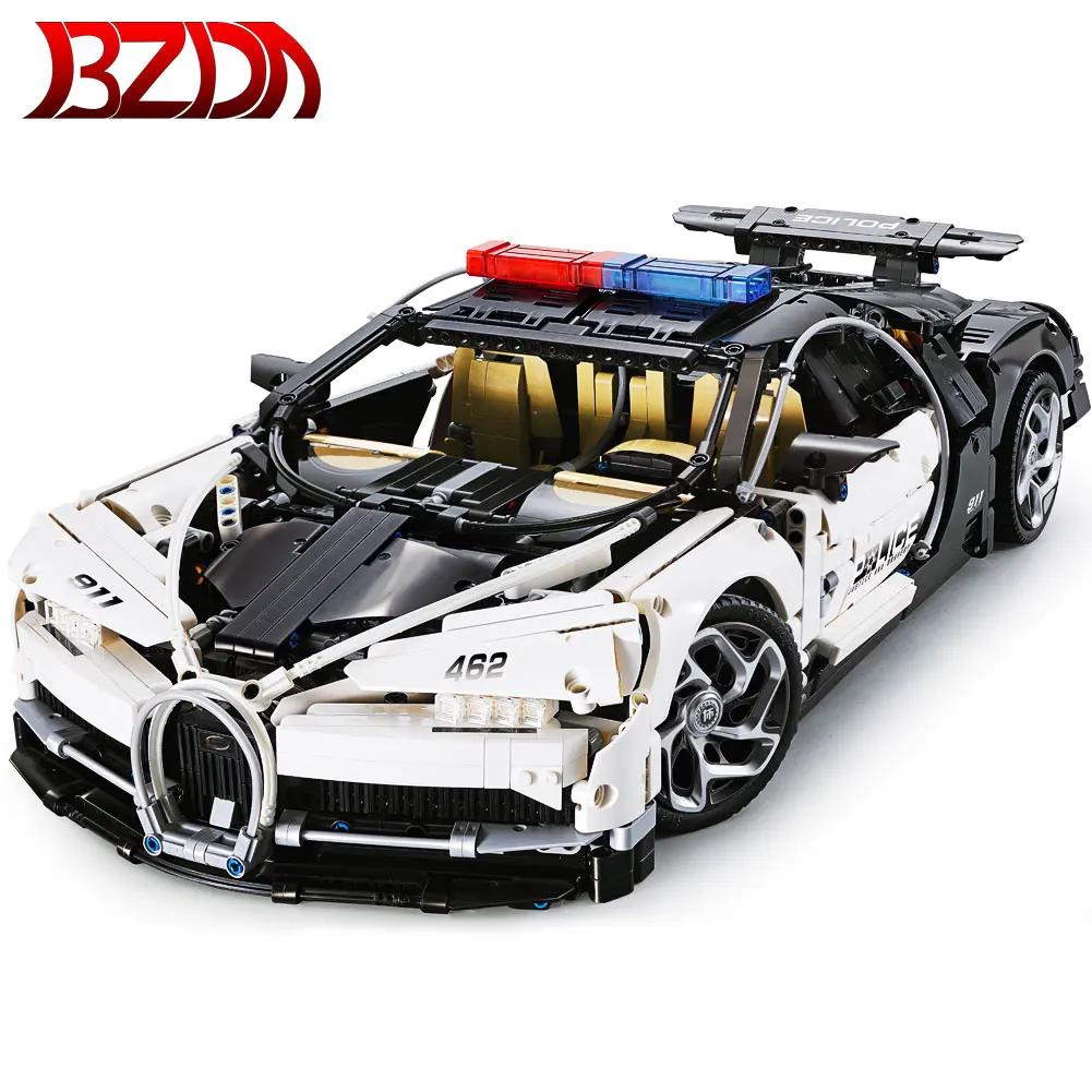 BZDA Technic полицейский автомобиль строительные блоки город скоростной Чемпион