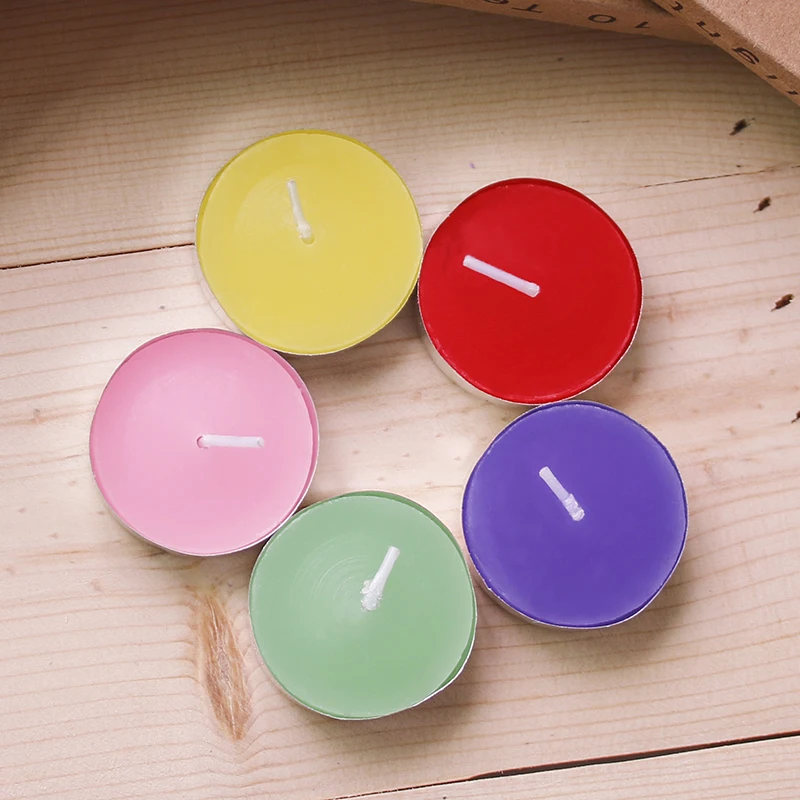 10 шт./компл. Романтический ароматерапия Декоративные Свечи tealight непригорающий бездымный противень масло свечи для дома вечерние свадебные украшения