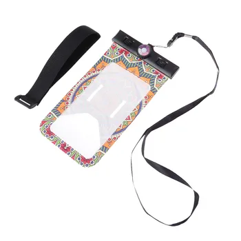 

Universal Waterproof Phone Case Floating Phone Cover Bag Protector for Kayaking Compatible with Cell Phone up to 6"