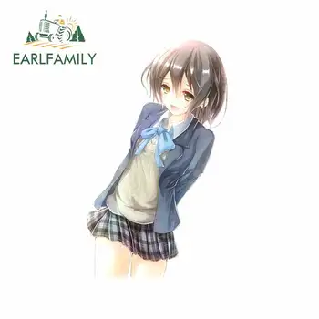 

EARLFAMILY 13cm x 7.9cm For Kokoro Connect Vinyl Material Decal Fine Car Stickers Fashion Car Accessories Trunk Decoration