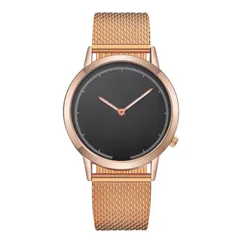 

HobbyLane Men Watch Simple Fashion Business Two Pointer Mesh Belt Watch Wristwatch