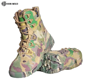 

Top Camo Military Boots Men Special Force Tactical Botas Outdoor Desert Non-slip Combat Shoes Waterproof Man Hiking Hunting Boot