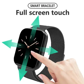 

Men Smart Watch Full Touch Women HD Color Smartwatch Bracelet Heart Rate Android IOS Phone Bluetooth Smartband Fitness Tracker