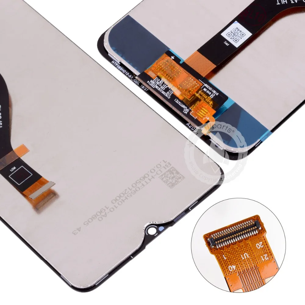 6.5 Original Display for SAMSUNG Galaxy A20s LCD Touch Screen Digitizer With Frame Replacement on Module SM-A207F SM-A207G