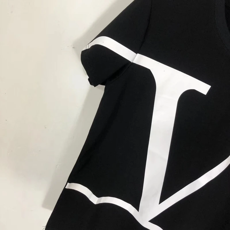 

Summer Letter T-shirt Trend Couple Models Loose Casual Printed Round Neck Cotton Comfortable T-shirt