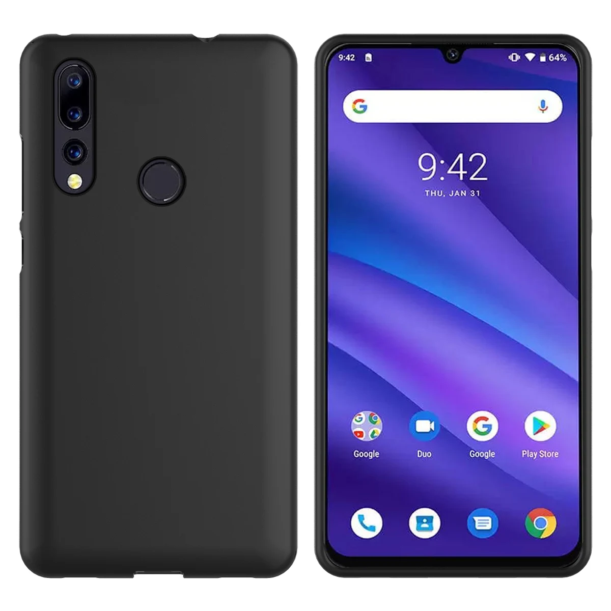 

For Umidigi A5 Pro Case Silicon Slim Soft Matte TPU Bumper 360 Protective Cover For Umidigi F2/Power 3 Case Shockproof Armor