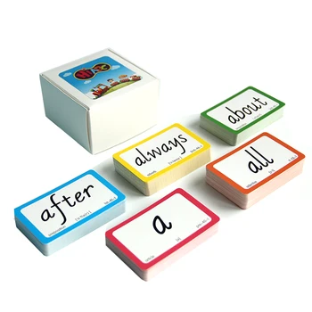 

221PCS English Sight Words Card Phonics Words Flashcards Learning Educational Toys for Children Juguetes Educativos Kids Games