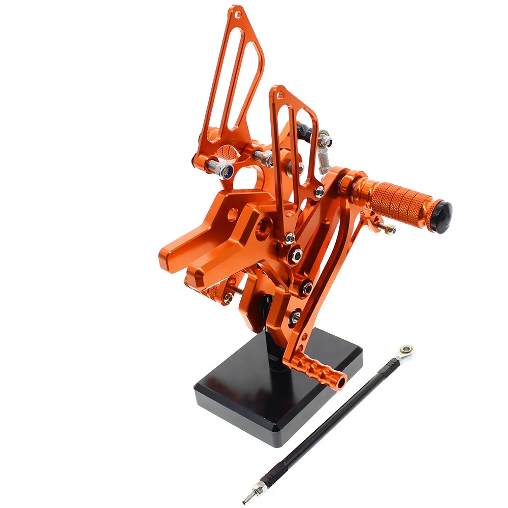 Для KAWASAKI Z750 z750 2004-2006 2005 CNC алюминиевый сплав мотоцикл подножка для ног Педаль peg Rearset задний Набор