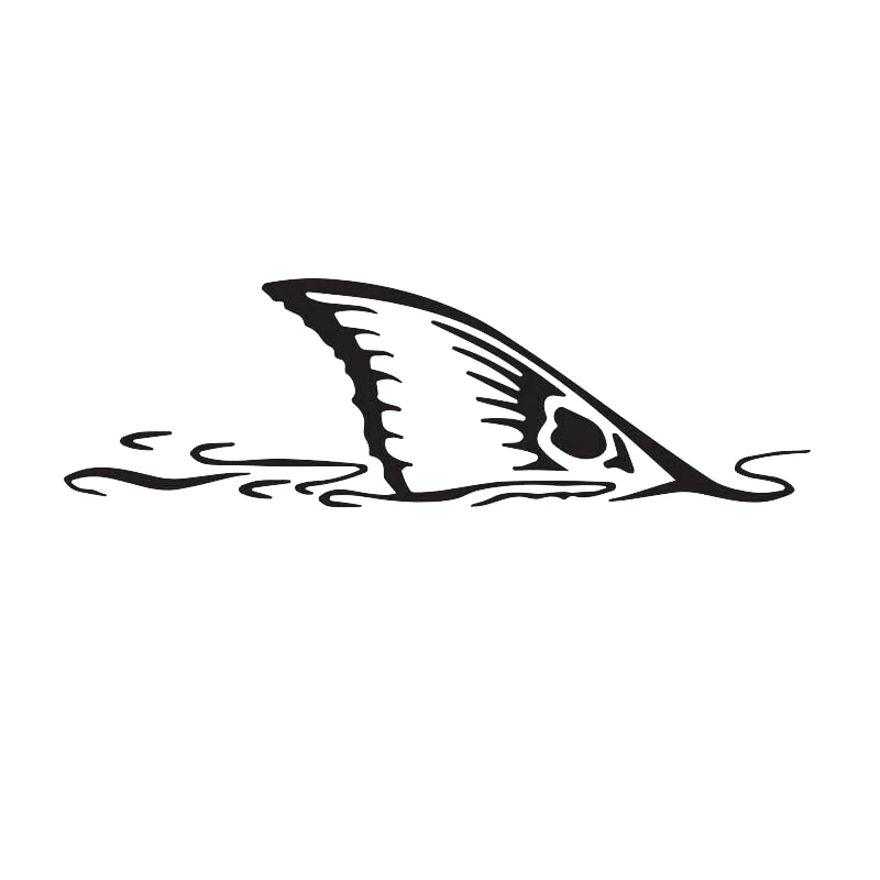 

17*5.2cm Fishing Chasing Tail car Stickers animal Vinyl decals Cool Motorcycle SUVs Bumper Laptop Car accessories