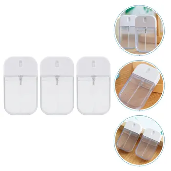 

3Pcs Portable Refillable Spray Bottles Travel Holder Storage Container Compact Alcohol Disinfectant 35ML Bottles Perfume Bottles