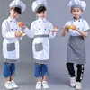 Kid Costume for Chef Uniform Jacket Children Cosplay Kitchen Restaurant Clothing Kindergarten Performance Boys Girls Clothes Set ► Photo 2/6