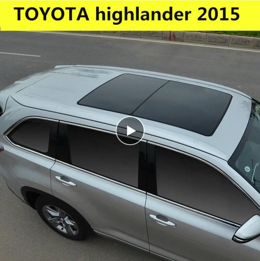 

For Toyota highlander 2015-2019 Roof Rack Rails Bar Luggage Carrier Bars top Cross Racks Rail Boxes OEM