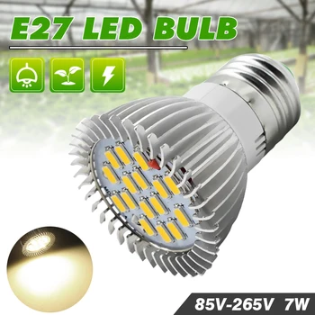 

E27 7W LED Bulb 640LM Warm White 16 SMD 5630 Energy Saving Spot Bulb AC85V-265V