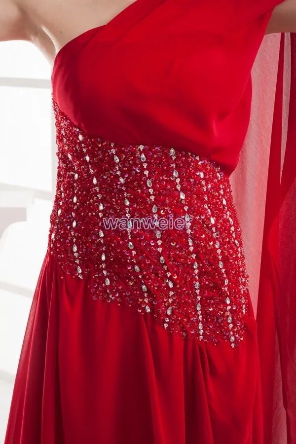 Красное шифоновое платье vestidos formales, дизайн, платье подружки невесты, длинное платье на одно плечо, платья для выпускного вечера