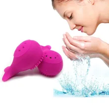 4 цвета силиконовая Очищающая щетка для лица очищающее средство для лица отшелушивающая щетка для мытья скраба лица Новинка