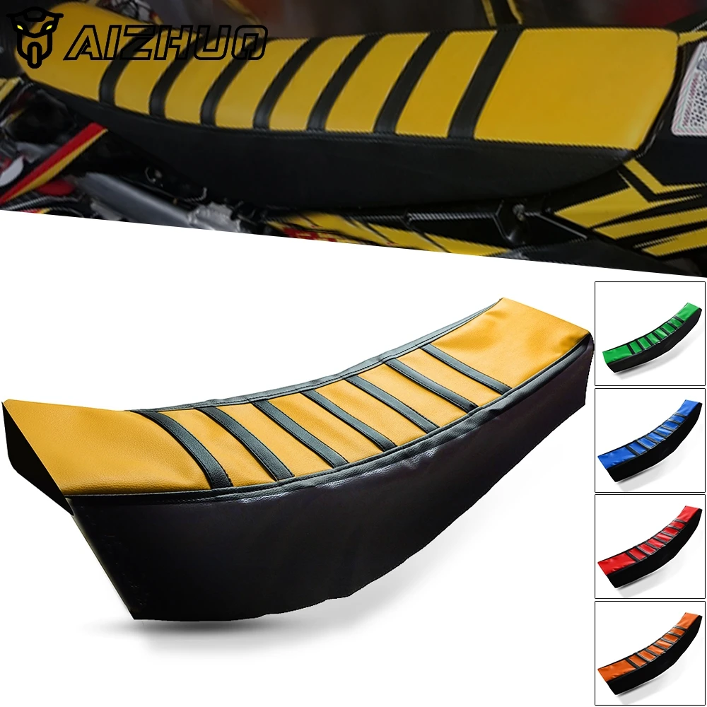 

Motorcycle Dirt Bike Rubber Striped Gripper Soft Seat Cover For HONDA KTM YAMAHA SUZUKI KAWASAKI EXC SX YZF WRF CR KX KXF RM RMZ