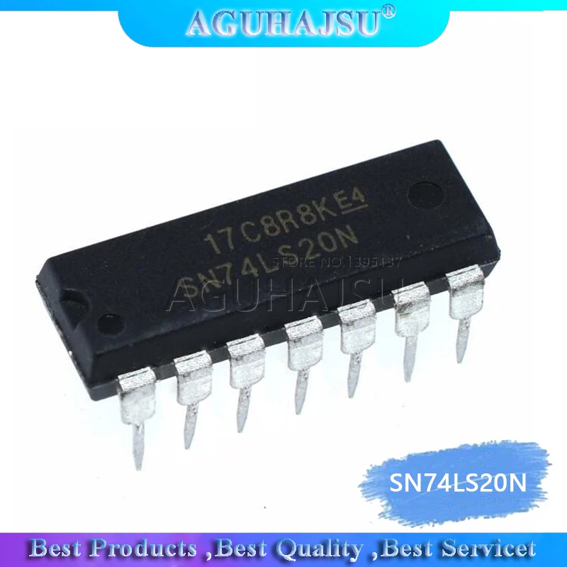 100 шт. SN74LS20N DIP-14 HD74LS20P DIP14 HD74LS20 DIP 74LS20 SN74LS20 Новый и оригинальный IC | Электронные