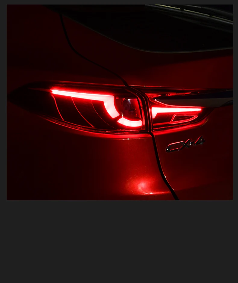Автомобильный Стайлинг задние фонари для Mazda CX-4 задние фонари- хэтчбек светодиодный задний фонарь DRL сигнальный тормоз задние аксессуары