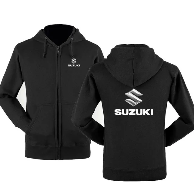 Зимняя мужская толстовка с капюшоном, логотип Suzuki, толстовки с длинным рукавом, Мужская толстовка на молнии, мужские толстовки с капюшоном, Куртка g