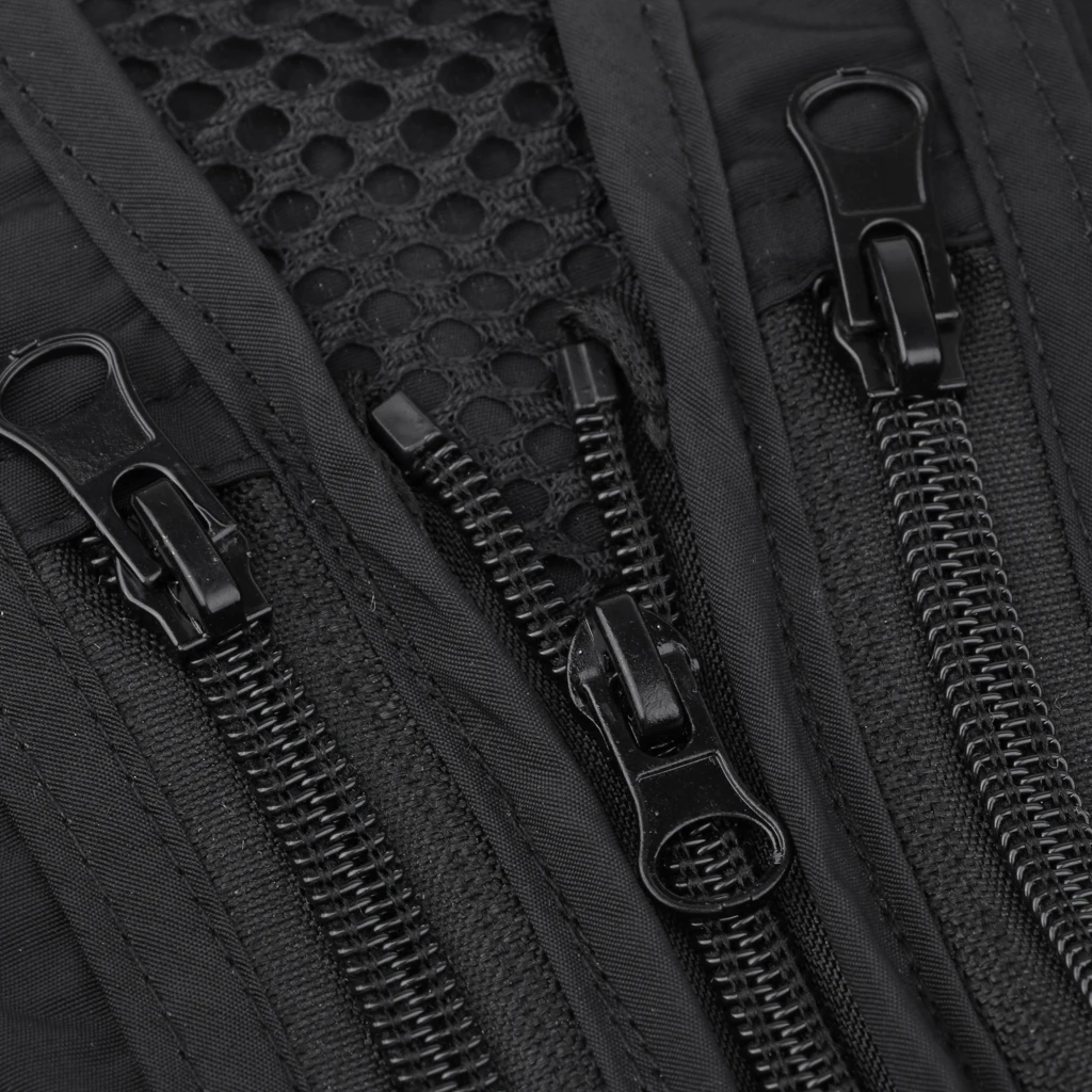 Breathable Fishing Vests Fashion Men Multi-pocket Fishing Hunting Mesh Vest Photography for Jacket Fishing Camping Hunting