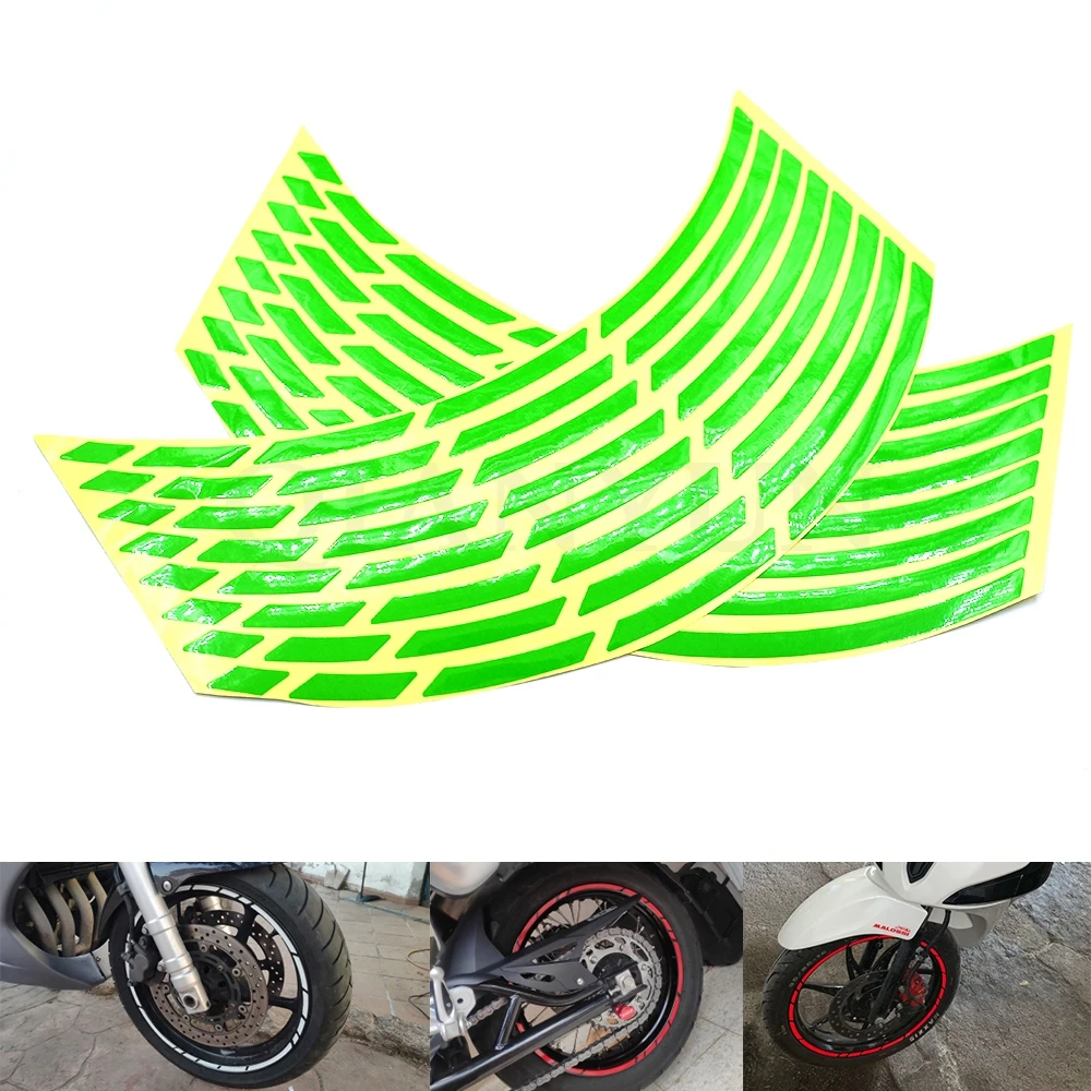 Универсальный мотоцикл заплатка для автомобильной покрышки стикер светоотражающая лента для Kawasaki Ninja ZX6R ZX6RR ZX636 ZX7R ZX9R ZX10R ZX14R Z750R