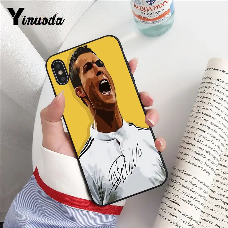 Yinuoda Ronaldo Luiz Nazario De Lima TPU черный чехол для телефона iPhone 6S 6plus 7 7plus 8 8Plus X Xs MAX 5 5S XR - Цвет: A8