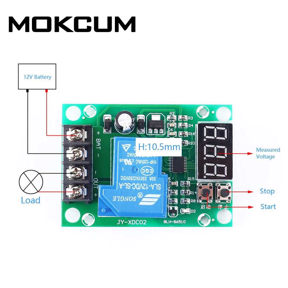 12v Battery Discharge Protection 12v Low Voltage Battery Protection