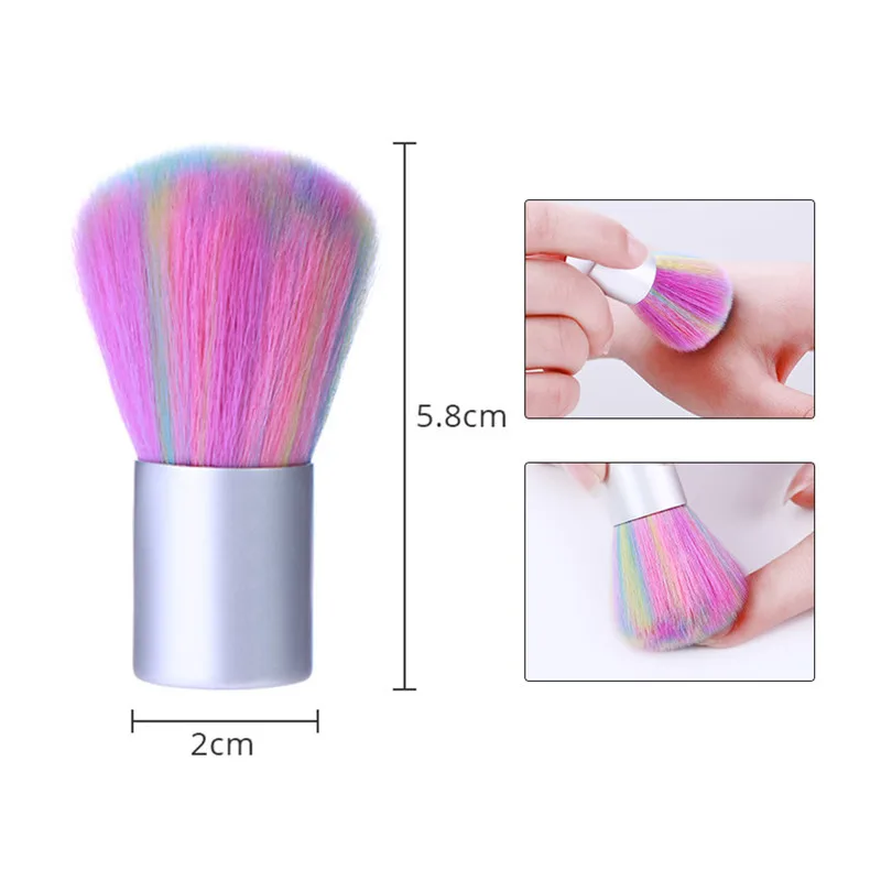 nail brush Ur Sugar косметика парфюмерия диспенсер 5 мл розовый ногтя погружения порошок погружения ногтя Системы градиент французский гвоздь натуральный Цвет блеск для ногтей без лампы для лечения - Цвет: nail brush