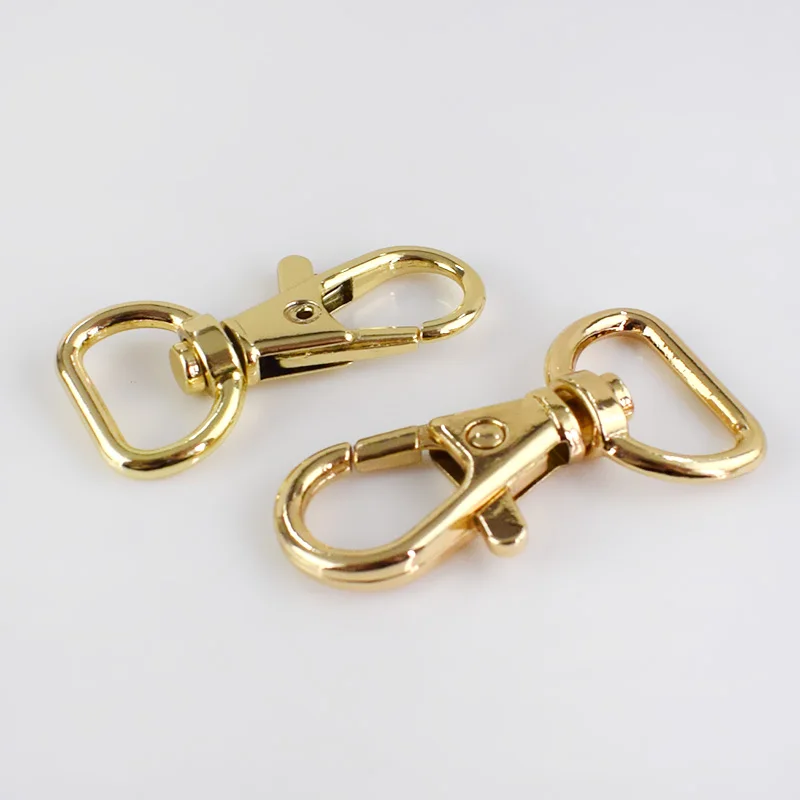 gold 10/30pcs Meetee 13/16mm Bags Strap Buckles Metal Lobster Clasp for Handbag Keychain Swivel Trigger Clips Snap Hook DIY Accessory - Цвет: gold