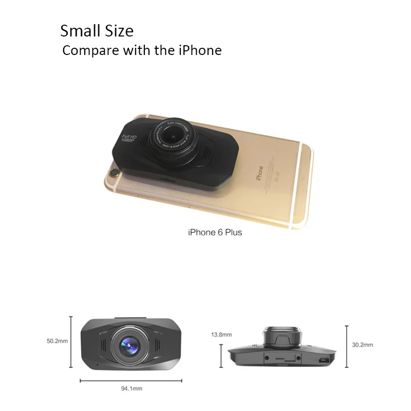 Автомобильный видеорегистратор 2 7 Wi Fi 1080P Full HD Автомобильная камера видео