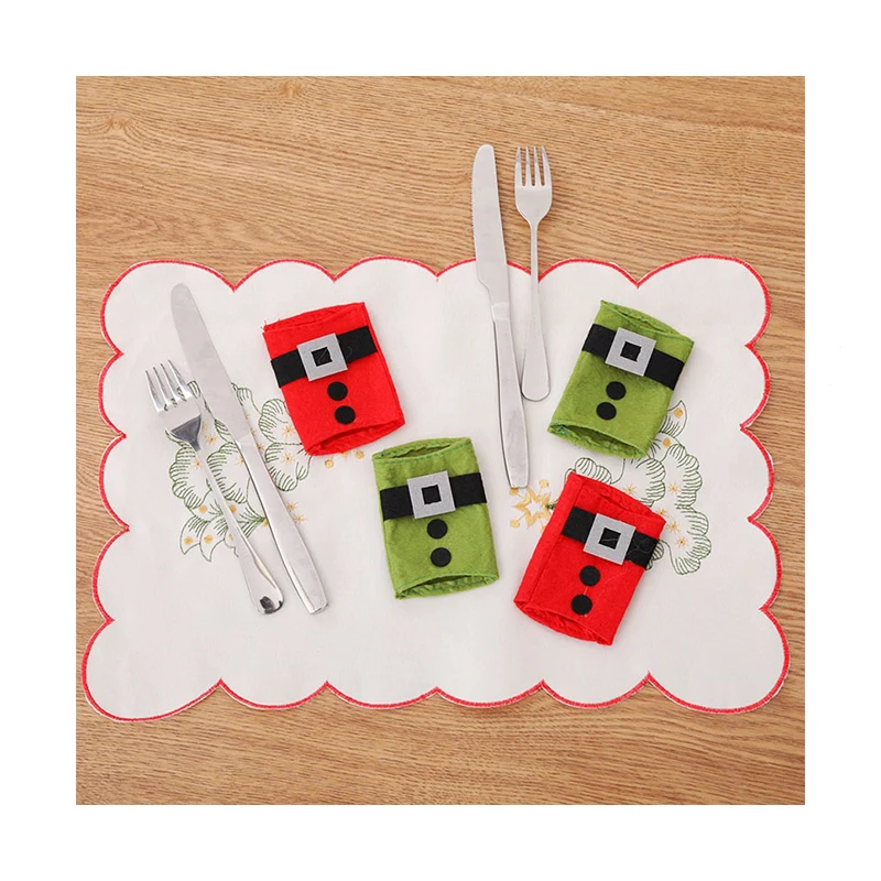 4 шт./пакет/Рождество Ножи ложка вилка/Рождественский набор посуды/Рождество