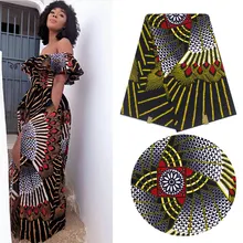 Новое прибытие высокого качества восковой хлопок голландский Африканский вощеная ткань хлопок дизайн восковой ткани для вечерние платья H180424