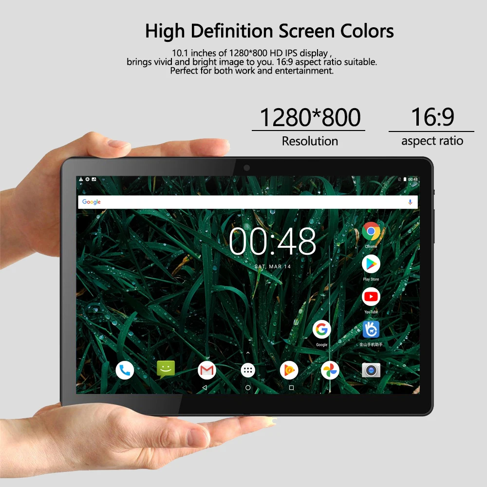 BDF 10.1 Inch Android 10.0 Tablet - Octa Core, 3GB RAM, 32GB ROM, Phone Calls, 4G LTE Network, Google Play, GPS, WiFi, Bluetooth, Pad Pro Tablet Description Image.This Product Can Be Found With The Tag Names Computer Office, Tablet pc, Tablets