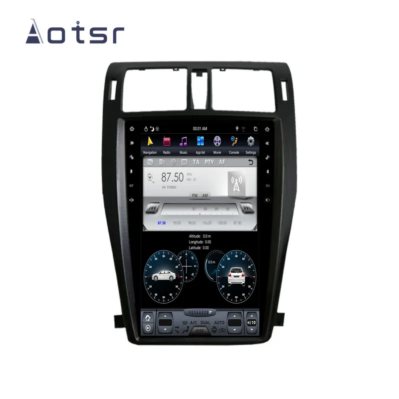 Discount Aotsr Tesla 12.1" Vertical  screen Android 8.1 Car DVD Multimedia player carplay GPS Navigation For TOYOTA Crown 13th 2010-2015 4