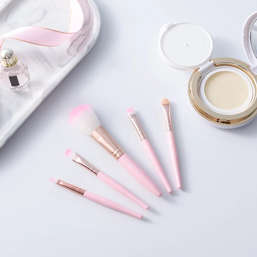 

Pro 5pcs/lot Makeup Brushes Set Eye Shadow Blending concealer brush Eyeliner Eyelash Eyebrow Brushes Makeup Beauty Tools