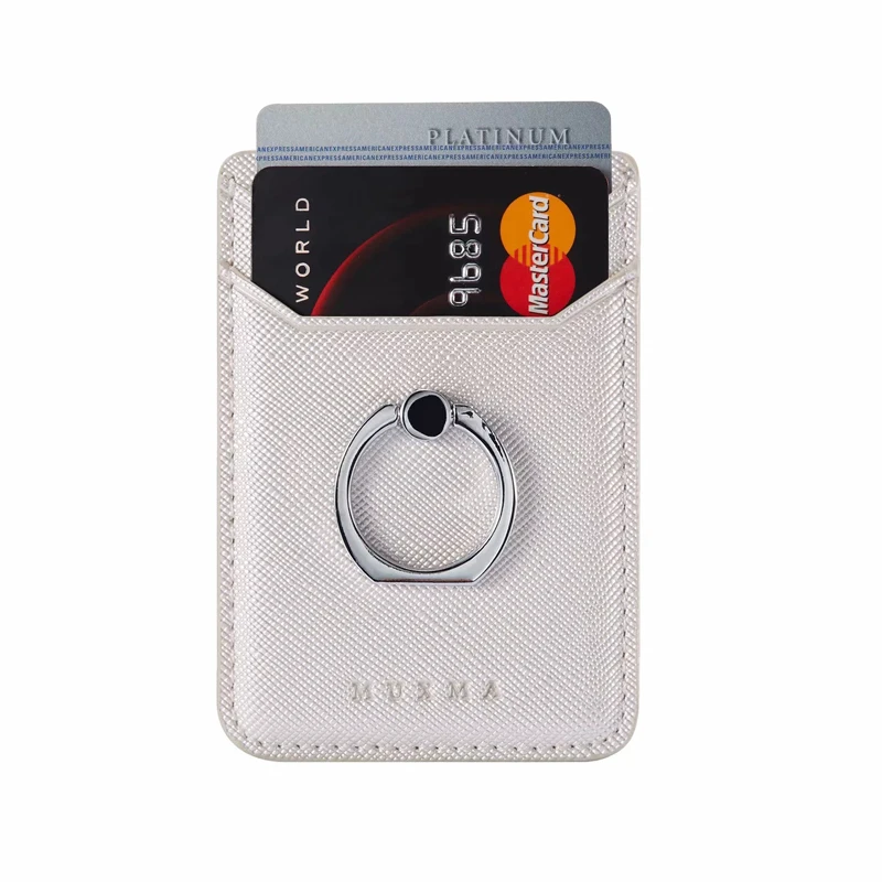 Luxury-Leather-Mobile-Phone-Wallet-Sticker-For-iPhone-11-X-XS-Max-Ring-Holder-Pocket-Card