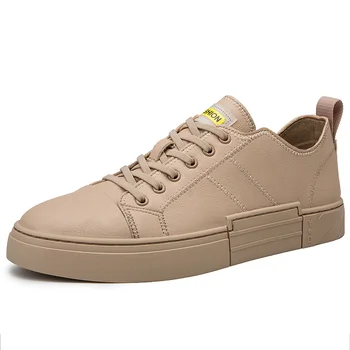 

New Arrival Spring Summer Comfortable Casual Shoes Mens Superfine Fiber Shoes for Men Lace-Up Fashion Flat Loafers Shoe *