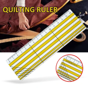 

Ironing Patch Quilting Ruler Acrylic Patchwork Transparent Tailor Craft Sewing Measuring Tools School Stationery Drawing Ruler