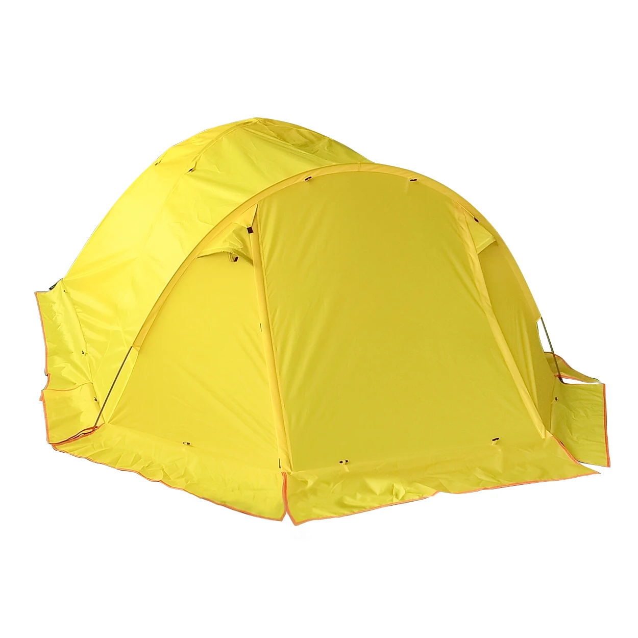 Pandaman-Tear Resistant Camping Tent, Windproof Light, 210T, Plaid Polyester, PU3000mm, 4-6 Person with Snow Skirt