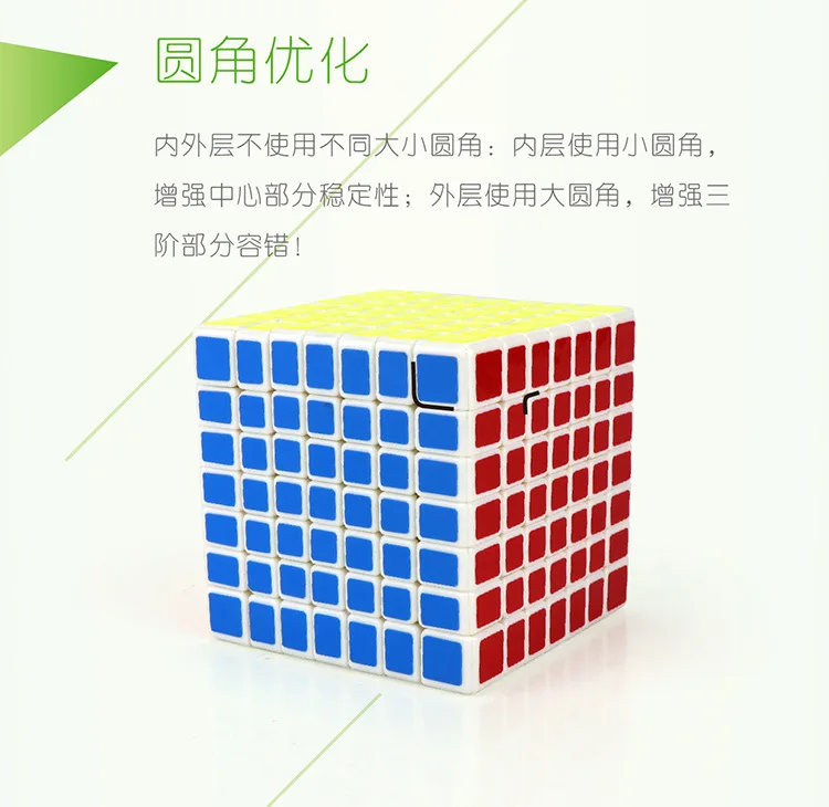 [Куб Yongjun Корона фу семь заказа] YJ семь Magic Cube Развивающие игрушки каблук высотой 7-Order Magic Cube раннего образования Стразы «Кубик Рубика»